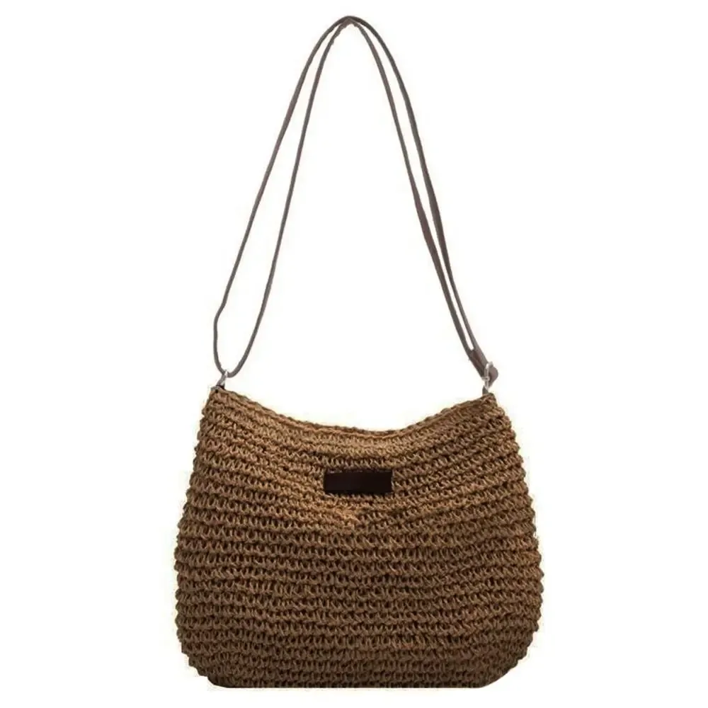 sacs à main latéraux pour femmes, sacs en paille tressée, sacs de plage, sacs à bandoulière, sacs à main en paille tricotée