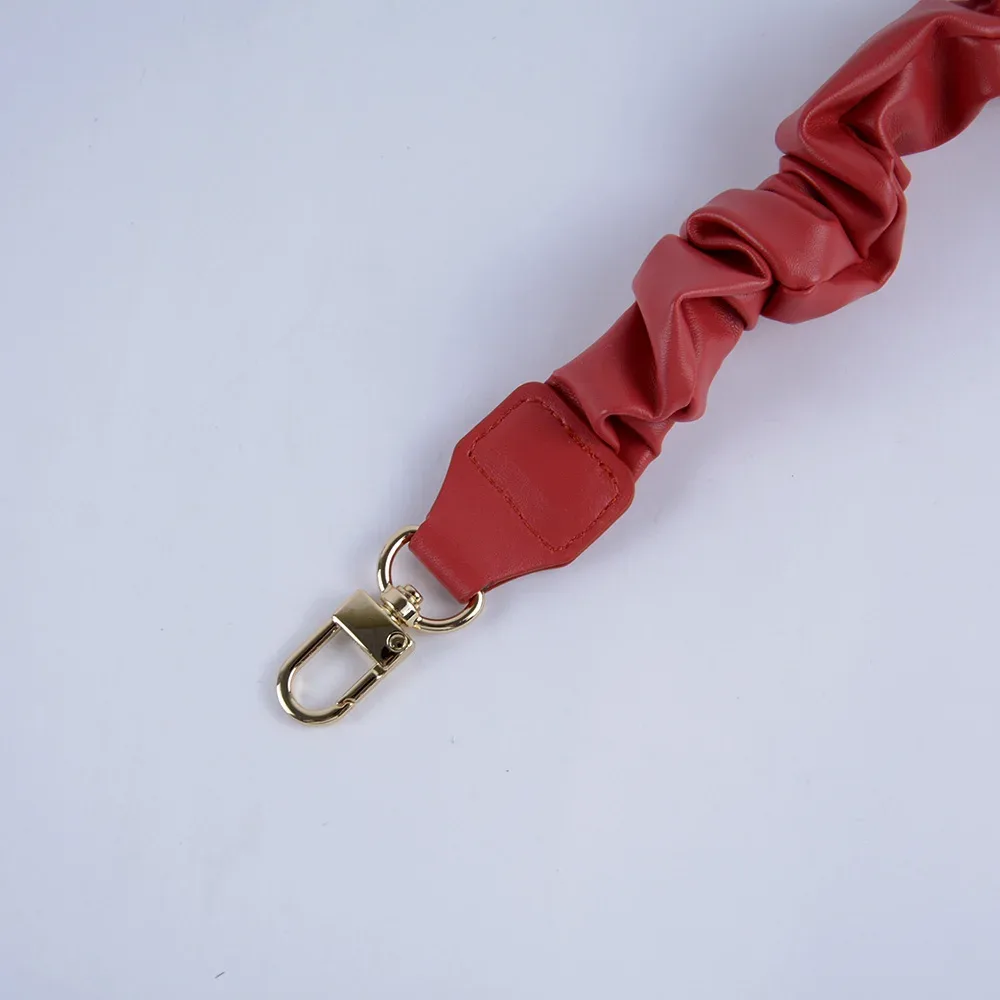 nouveau sac froissé en cuir bretelles plissées courtes longues plis poignées épaule sous les bras sangle remplacements sac à bandoulière accessoires