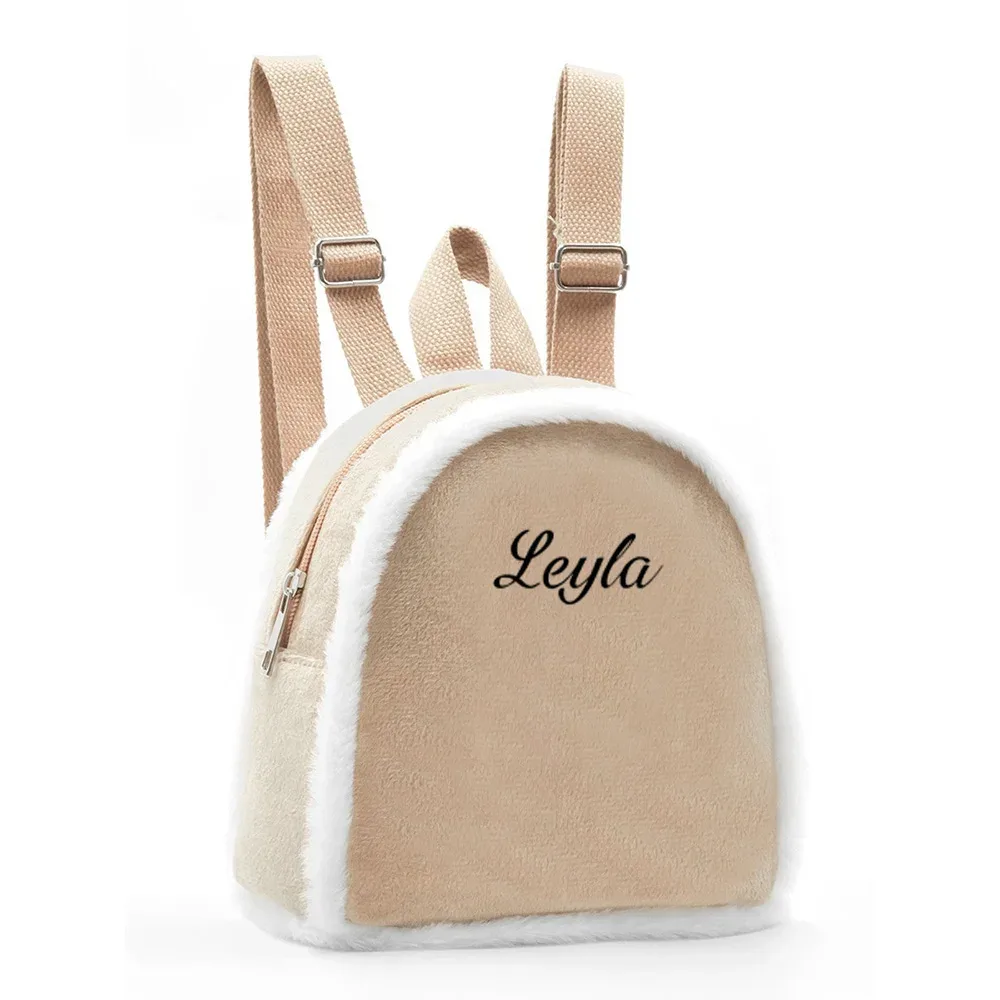 mini sac à dos nouveau sac à dos semi-circulaire nom de personnalisation personnalisé sac à dos étudiant à la mode, mignon et simple