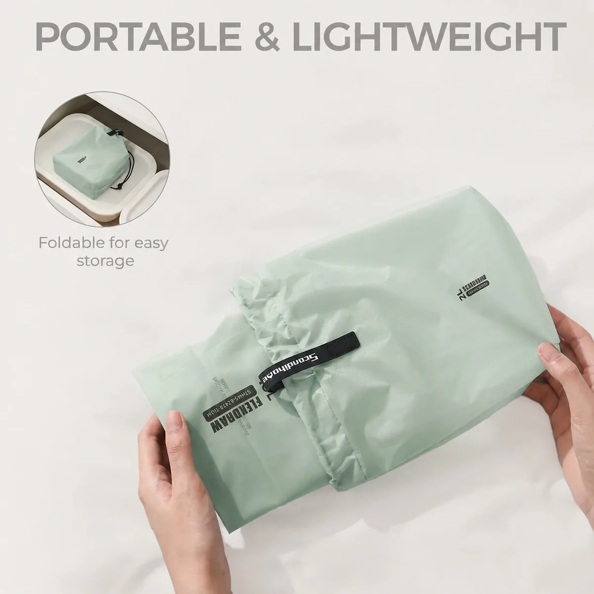 sac de rangement étanche de grande capacité pour vêtements, pochette de rangement de voyage avec plusieurs poches pour la randonnée en plein air et le camping