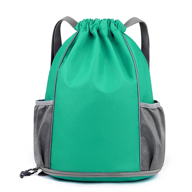 sac à dos de perles de logo personnalisé, sac wstring de proximité, sports de plein air, basket-ball, marathon, impression, cadeau