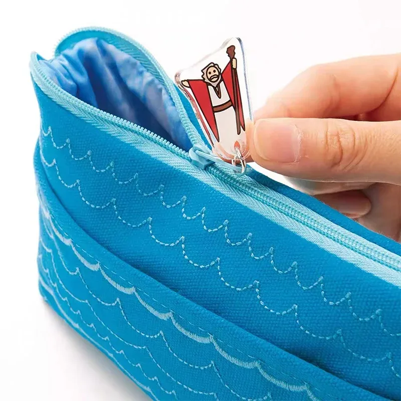 sac à cosmétiques portable de grande capacité, mignon et créatif, étui à crayons, sac de rangement