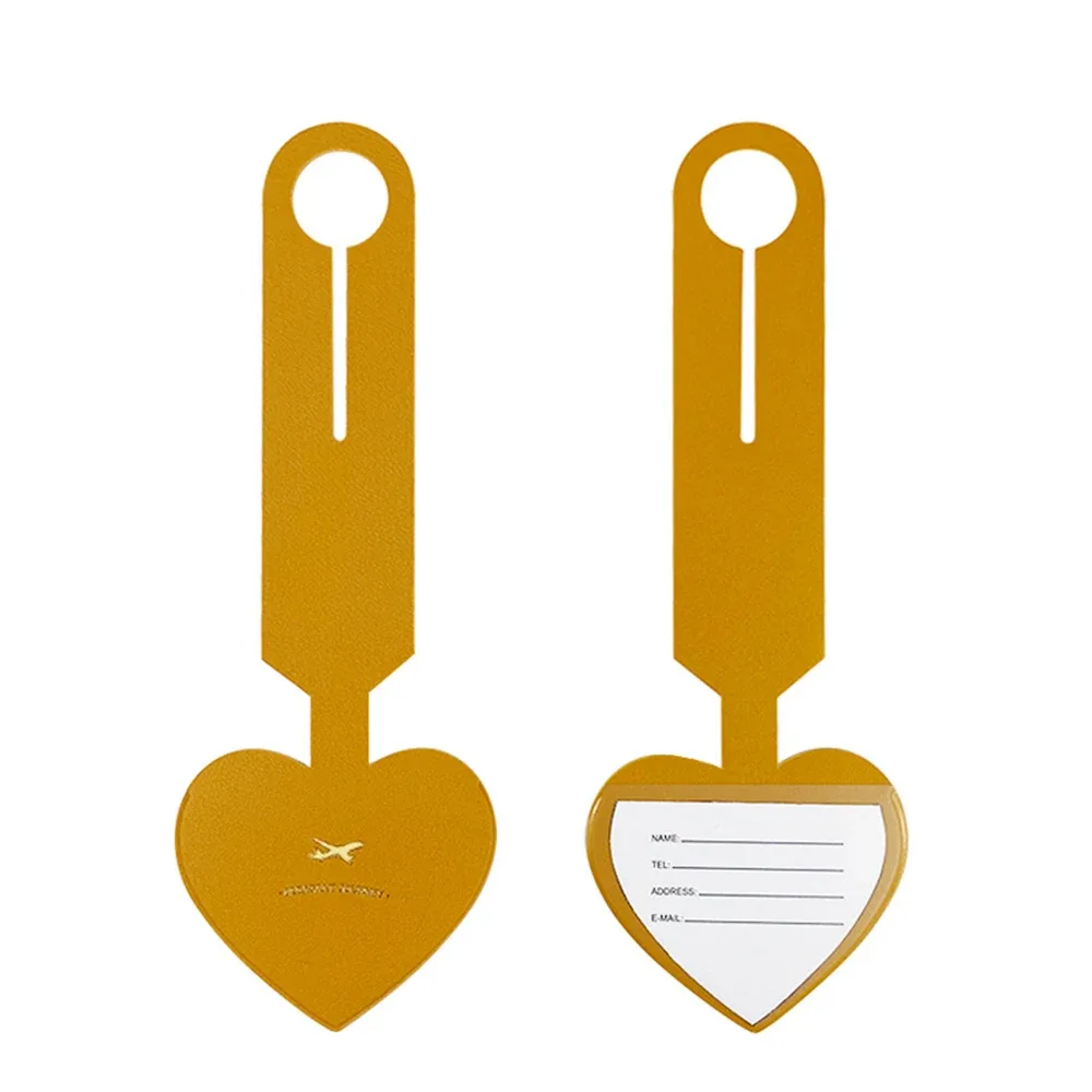 étiquette de bagage en forme de cœur avec lettres personnalisées fantaisie, joli nom personnalisé pour hommes et femmes, logo, cadeau de mariage, accessoires de voyage, diy bricolage