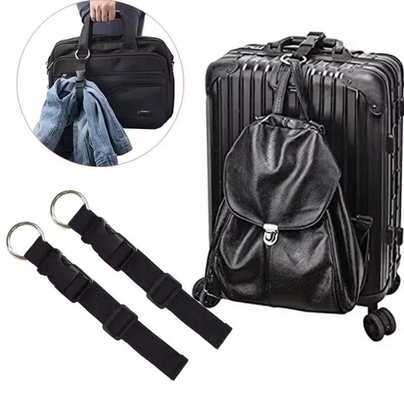 sangle de fixation pour bagages de voyage, sangle externe pour sac à dos, sangle portable avec boucle de déverrouillage, sangle de bagage pour sac supplémentaire, support de veste