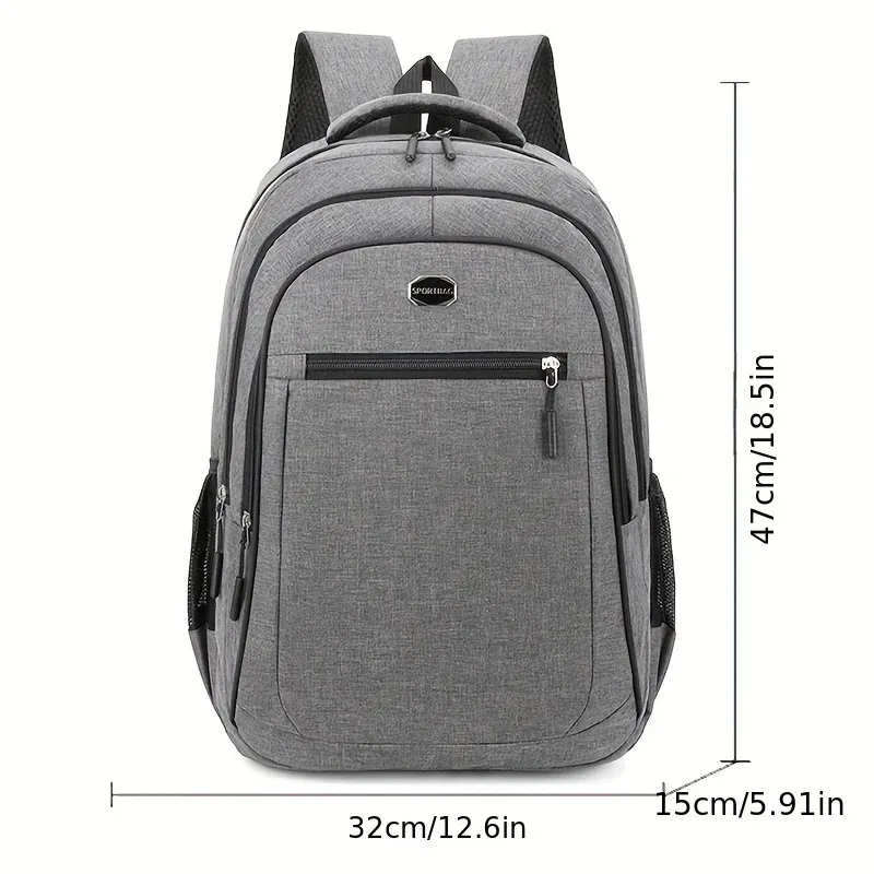 sac à dos de grande capacité, sac d'ordinateur pour étudiants pour hommes et femmes, sac à dos de transport multi-poches étanche et résistant à l'usure, chr