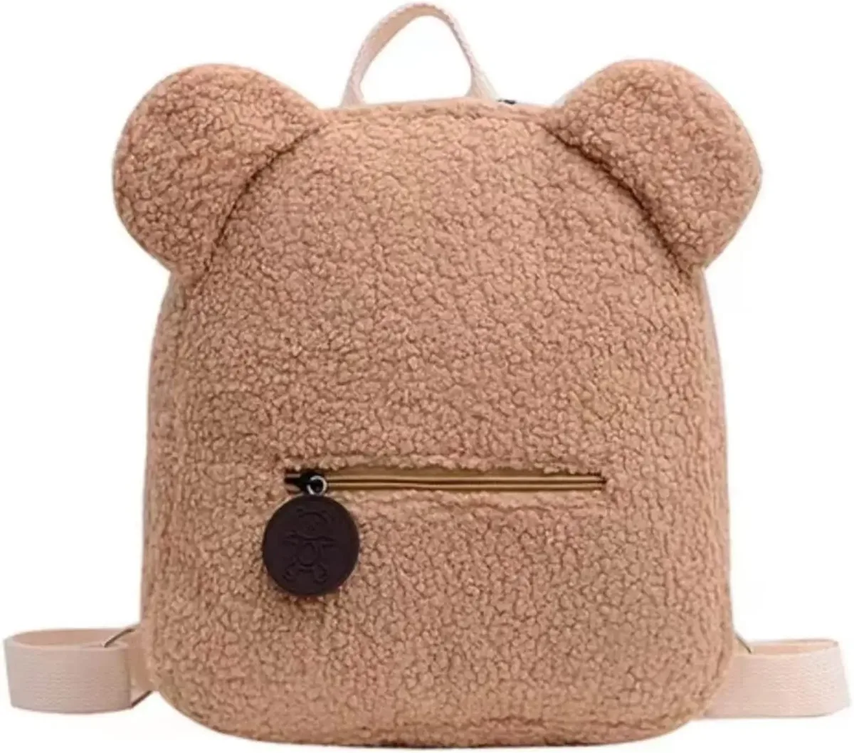 sac à dos personnalisé à motif d'ours pour femmes et filles, sac à dos en peluche pour tout-petits, nom personnalisé, petit sac à dos à bandoulière décontracté