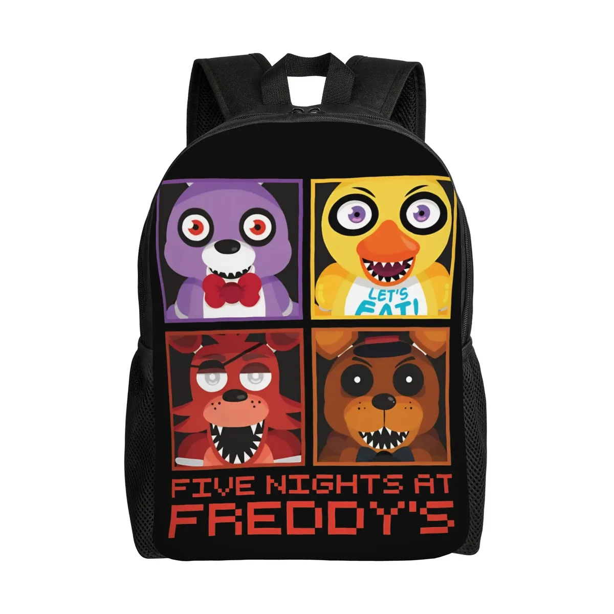 sac à dos foxy fnaf it's me cool, cadeau pour le lycée, la randonnée, les voyages, sac à dos de jeu freddy pour hommes et femmes, sacs en toile pour l'université