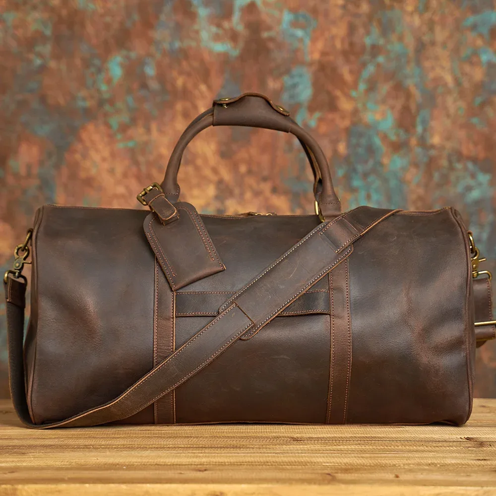 nasva-sac de voyage en cuir pour homme, sac à main vintage, sacs initiés, sacs de messager, sacs de sport, sacs pour ordinateur portable 15 pouces