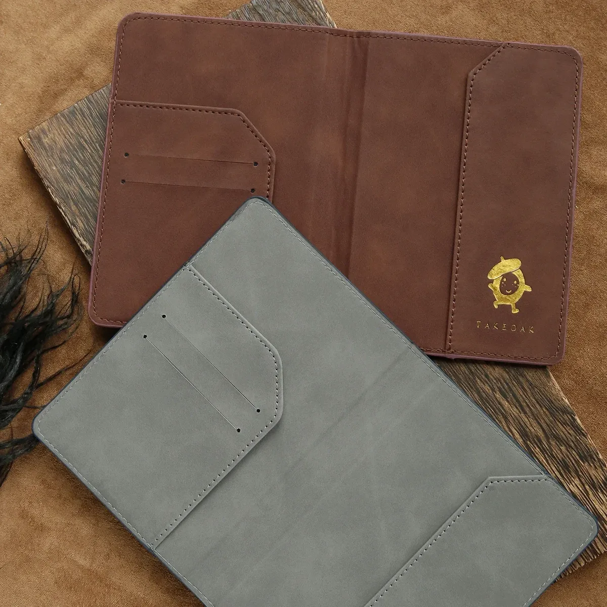porte-passeport personnalisé avec motif léopard, 1 pièce, couverture de passeport personnalisée avec impression, accessoires de voyage chics faits à la main