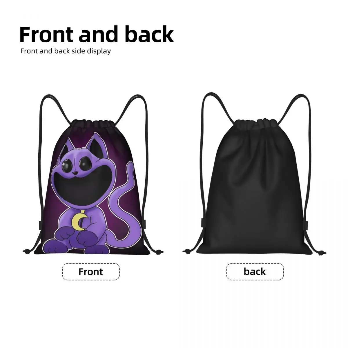 catnap plus sacs à dos décontractés avec cordon de serrage, sacs de sport, sacs à livres pour hommes, femmes et étudiants
