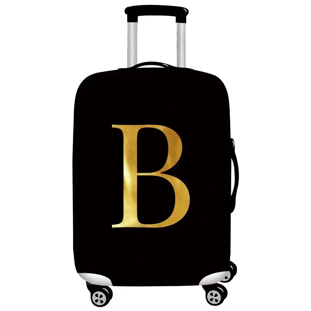 housse de protection pour bagages, épaisse et élastique, housse de protection contre la poussière, anti-rayures, housse de protection pour valise, série de lettres