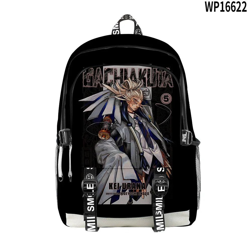 sacs d'école de nouveauté pour jeunes populaires unisexe gachiakuta sacs de voyage impression 3d oxford sacs à dos multifonctions imperméables pour ordinateur portable