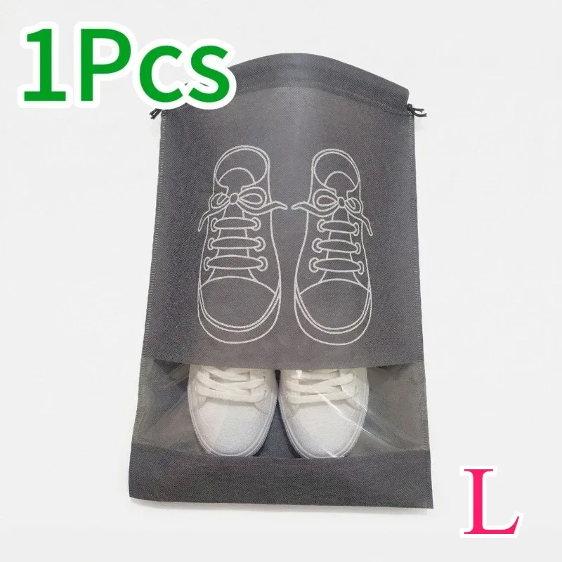 sacs de rangement pour chaussures, 1 à 30 pièces, sacs anti-poussière non tissés, sacs de voyage portables pour chaussures, pochettes de rangement pour chaussures