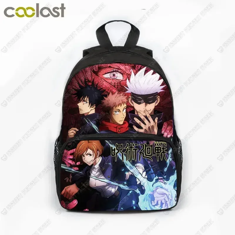 sac à dos de 13 pouces pour enfants, cool gojo satoru, yuji itadori, papeterie scolaire pour garçons