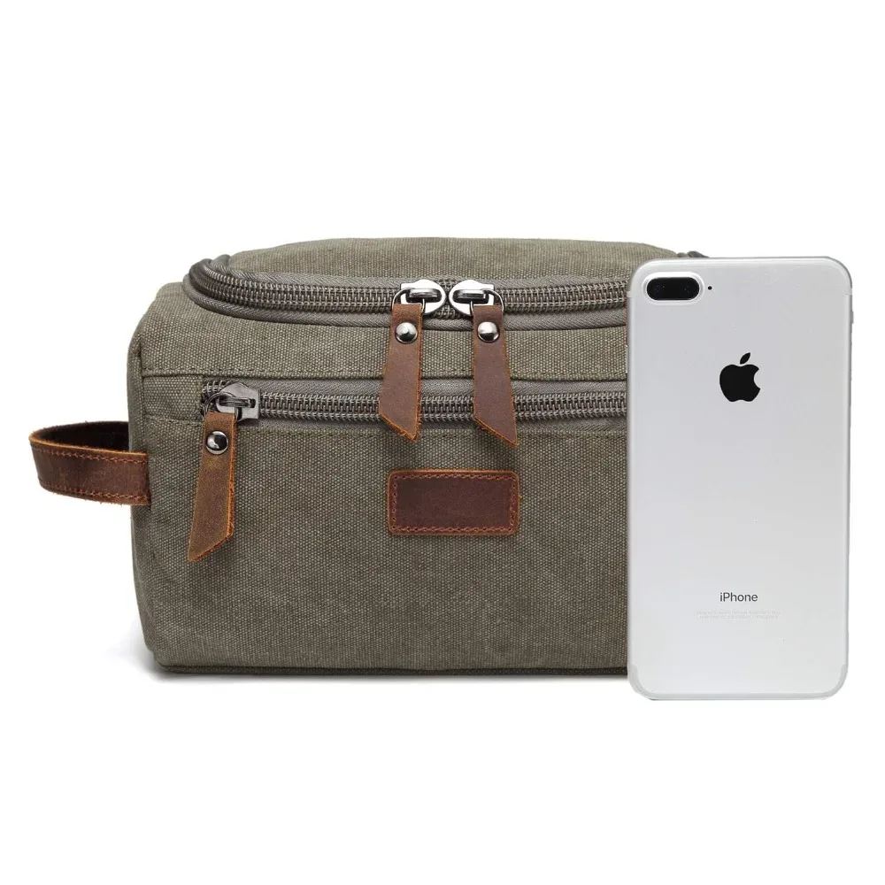 boîte de maquillage cosmétique étanche pour hommes, sac de voyage, organisateur en toile, grands nécessaire, trousse de vanité pour hommes, pochette de toilette de lavage