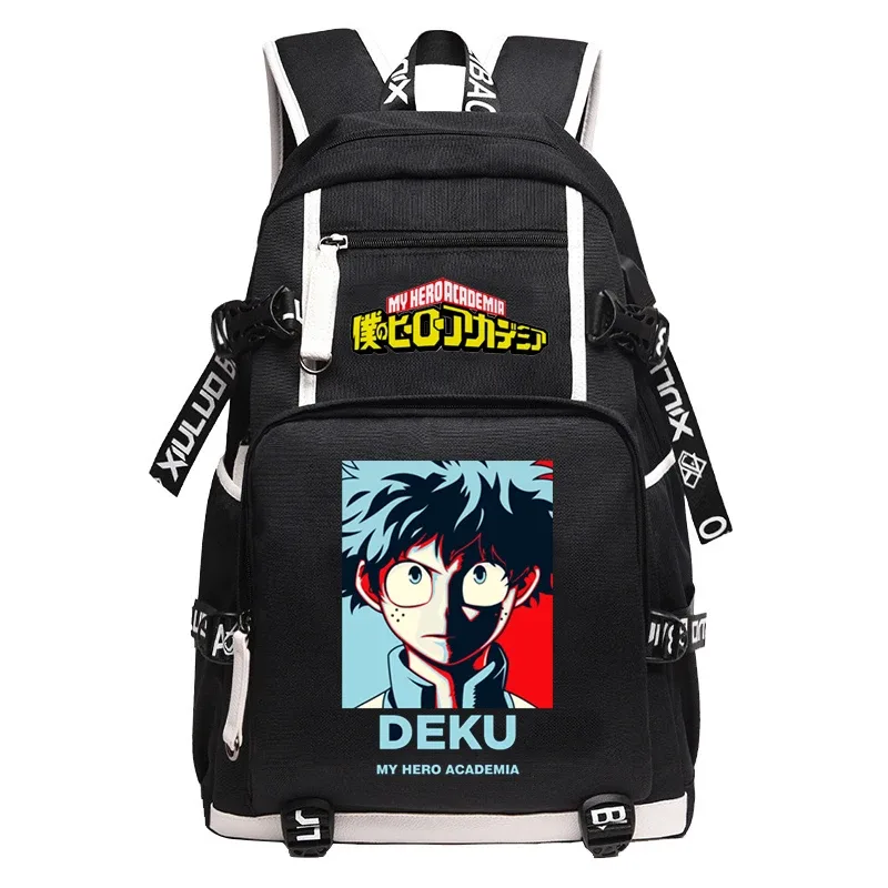 grand sac à dos anime oxford pour adolescentes, sac de voyage étanche, sac à dos bakugou katsuki pour hommes