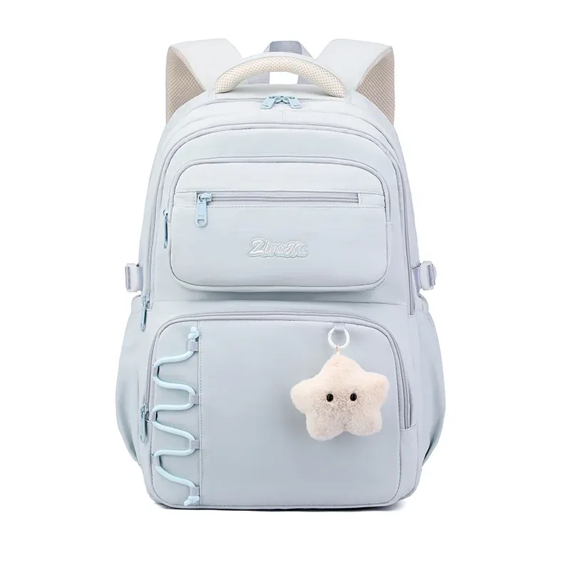 sac à dos scolaire mignon pour filles, sac à dos tendance pour l'école, sacs à dos légers de grande capacité pour adolescentes