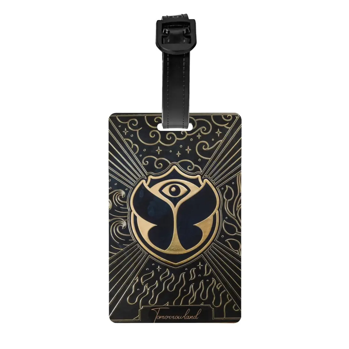 tomorrowland-étiquette de bagage personnalisée, protection de la vie privée, danse électronique belge, festival de musique, étiquettes de bagage, sac attro, valise