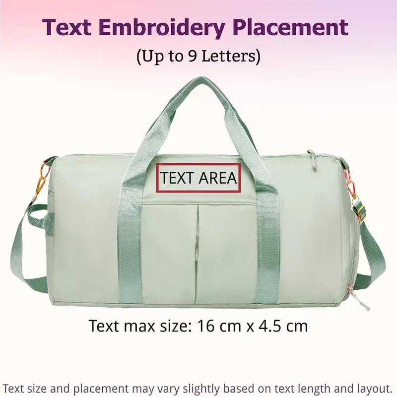 sac de sport personnalisé pour fille et garçon, broderie de nom, idéal pour l'école, le camping, les activités, les voyages de nuit, les week-ends, cadeau