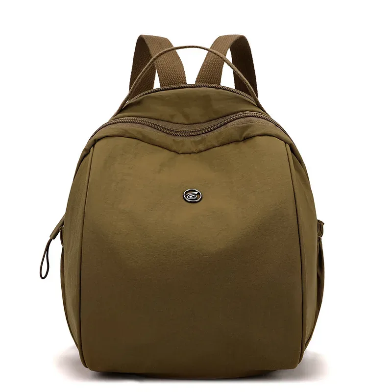 nouveau petit sac à dos de banlieue en plein air voyage décontracté simple sac à main pour femmes grande capacité couleur unie double sacs à bandoulière