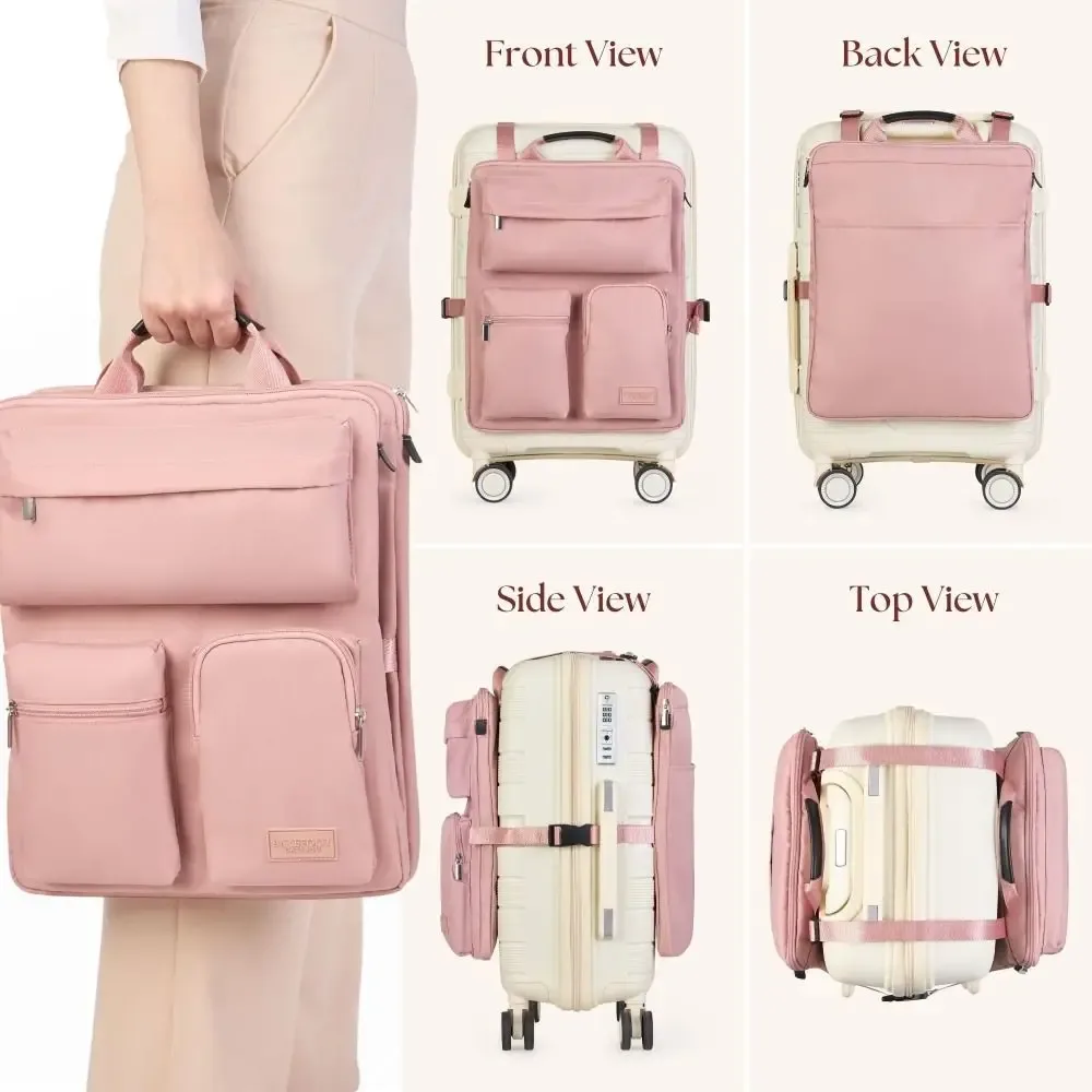 organisateur de bagages multi-poches, sac de rangement pour valise à accès rapide et mains libres, housse de transport résistante aux chocs
