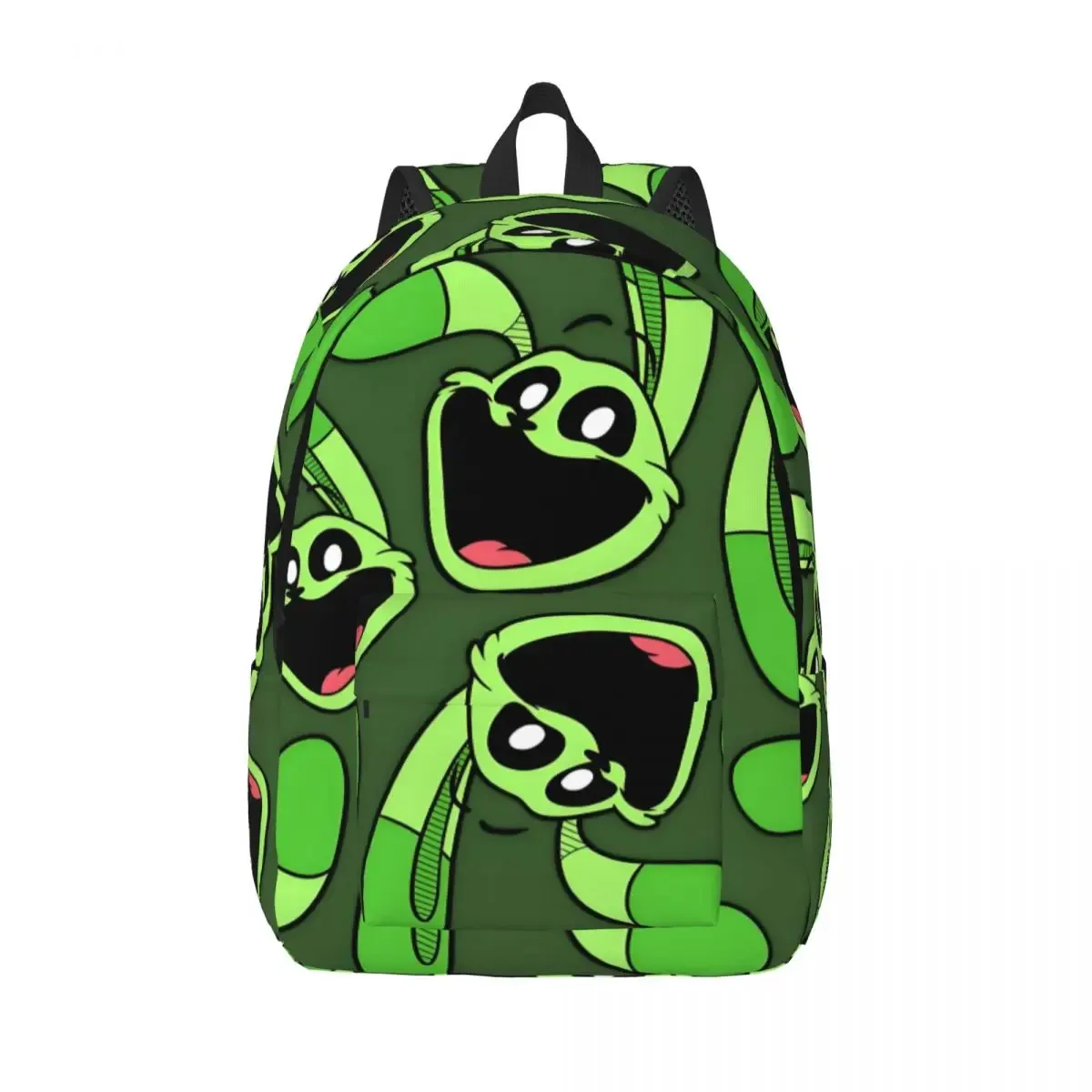 sac à dos en toile personnalisé avec impression 3d de créatures souriantes pour garçons et filles, sacs de voyage pour collège et école, sac à livres pour ordinateur portable de 15 pouces