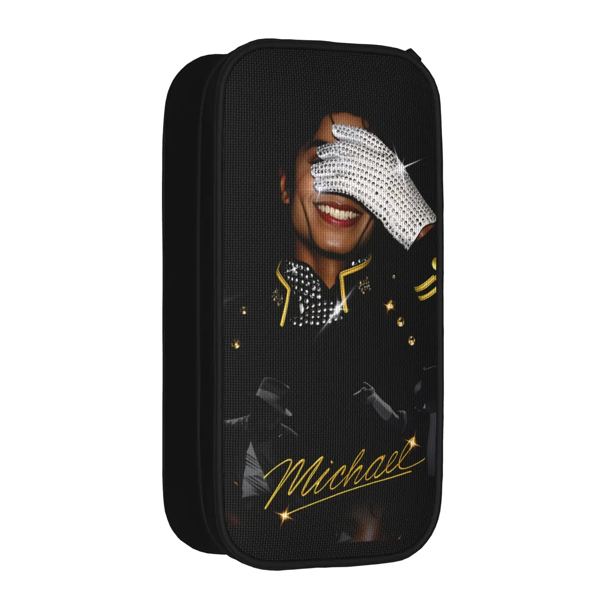 michael mj – trousse à crayons en toile pour filles et garçons, jolie trousse à crayons pour l'école, fournitures scolaires