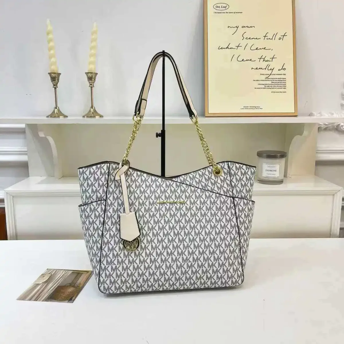 sac fourre-tout michael kors mk 2026 – divers styles, sac à bandoulière et à main avec chaîne