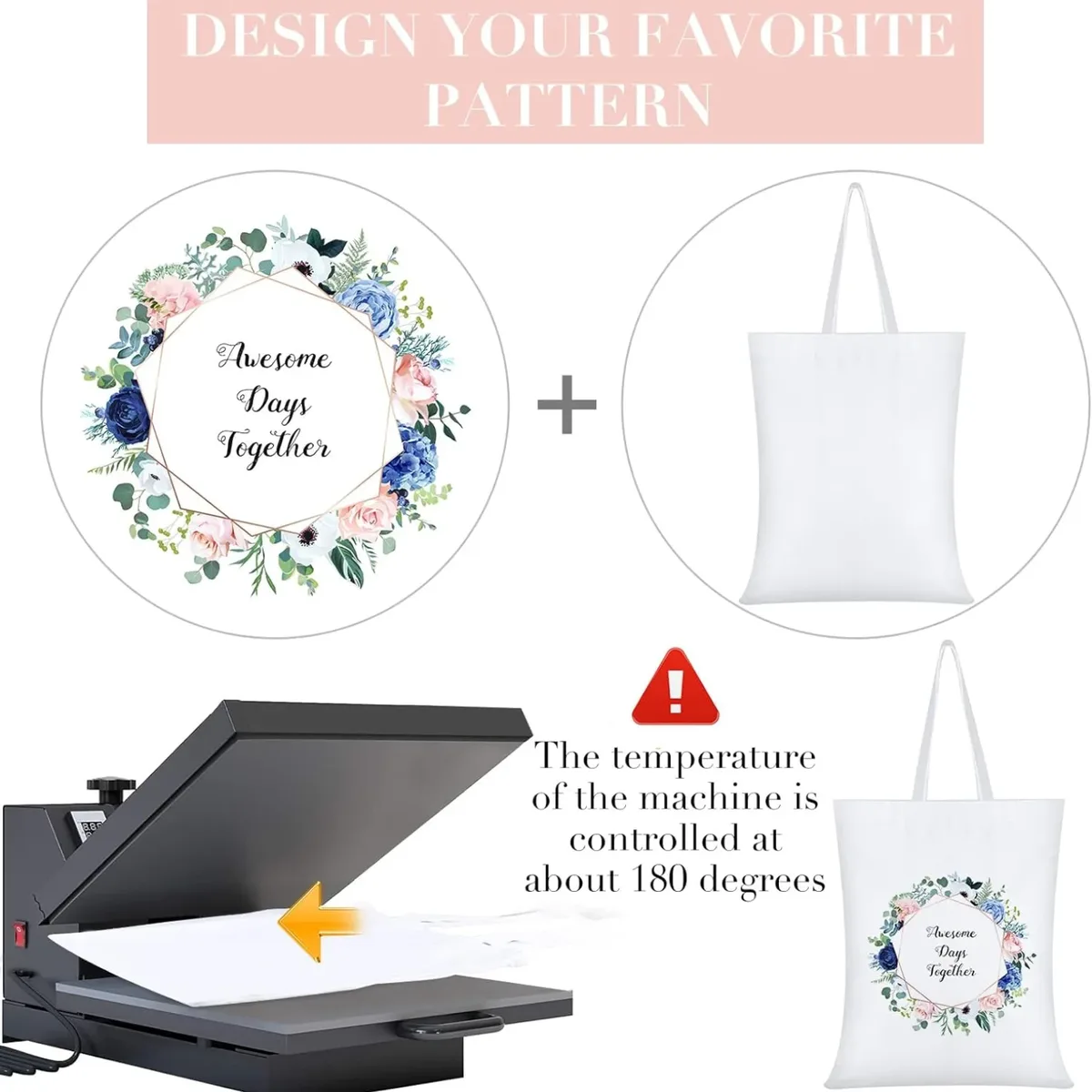 sacs fourre-tout vierges en polyester par sublimation, 6 pièces, blanc beige-40x30cm pour la saint-valentin, bricolage tie-dye, souvenirs et événements