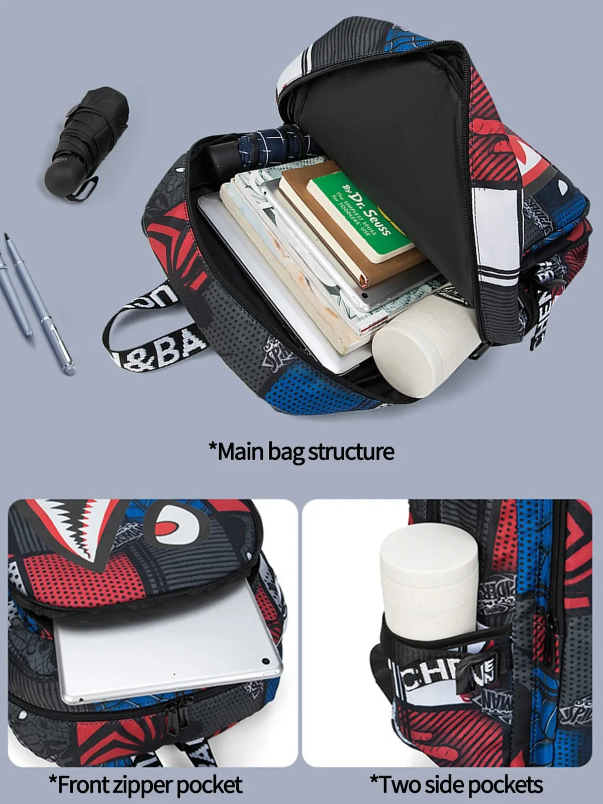 sac à dos antivol pour hommes et femmes, sac à dos étanche, sacs à dos en tissu, sac à dos de voyage décontracté, cartable pour lycéens