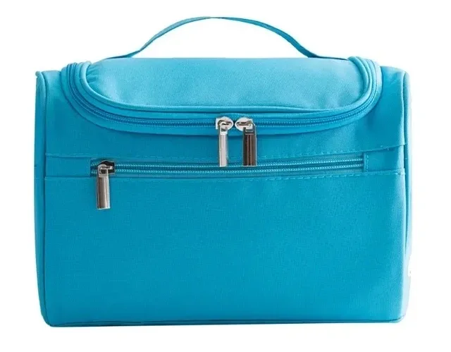 grande trousse de toilette imperméable pour femmes et hommes, organiseur de voyage avec compartiments de rangement
