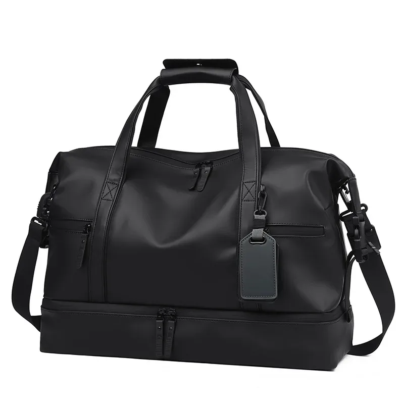 sac fourre-tout de voyage à la mode pour hommes et femmes, sac à main à bandoulière de grande capacité, sac de loisirs et de sport, sac de voyage d'affaires simple