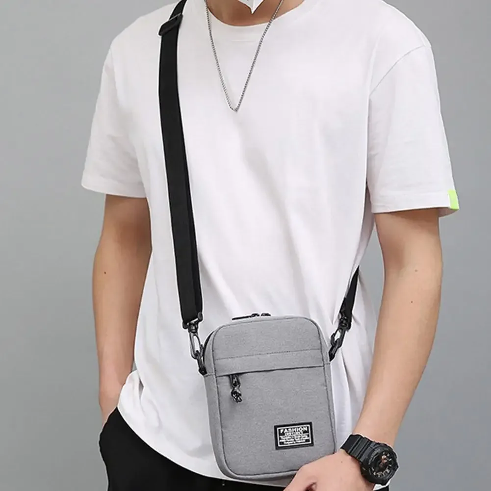 sac à bandoulière pour hommes, petit sac à bandoulière tendance, sac à dos diagonale, sacs de poitrine léger pour garçon, mini sac décontracté, sac de taille