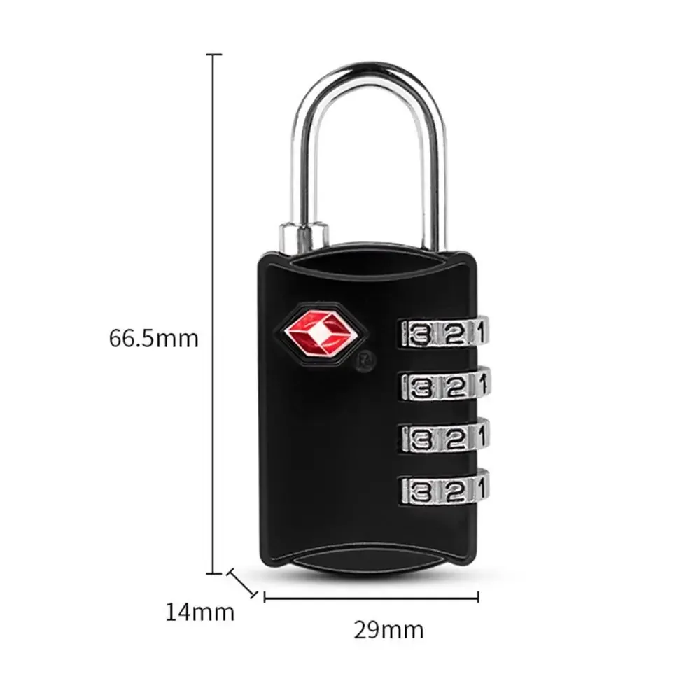 cadenas intelligent portable étanche avec câble en acier, serrure à combinaison tsa pour bagages, cadenas à code douanier