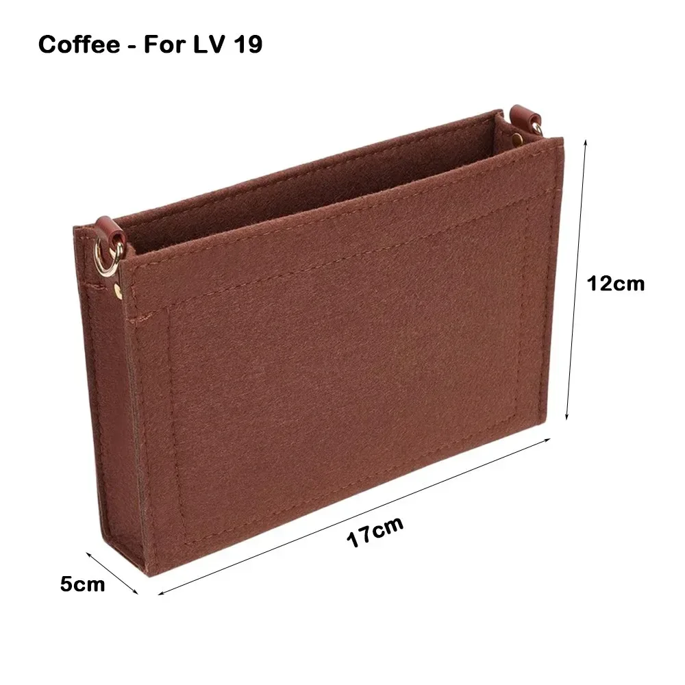 sac à main en feutre, sac d'insertion, organization de rangement, sac interne, support de sac, organisateur de sac portable pour lv nice nano/mini/bb/19/26