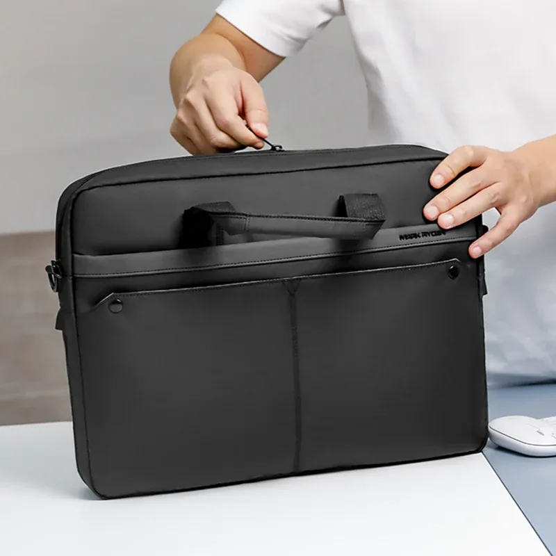 mark ryden sac à main multifonction pour ordinateur portable, sac de transport résistant à l'eau avec pochette pour trolley