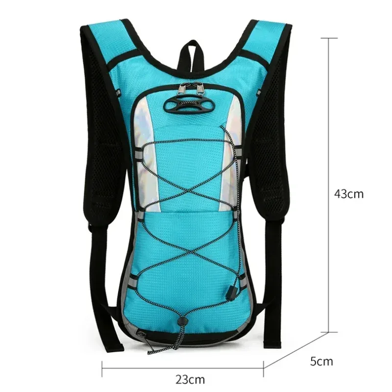 sac à dos de cyclisme 2026 avec filet pour casque, sac de jour, sac de rangement pour bouteille d'eau, sac à dos d'hydratation pour course à pied et jogging