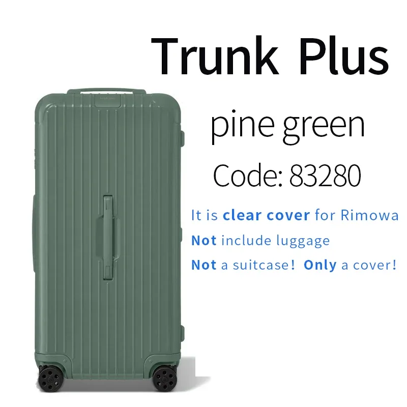 housse transparente applicable pour rimowa clear essential trunk plus housse de protection pour valise 33 pouces housse de bagage rimowa