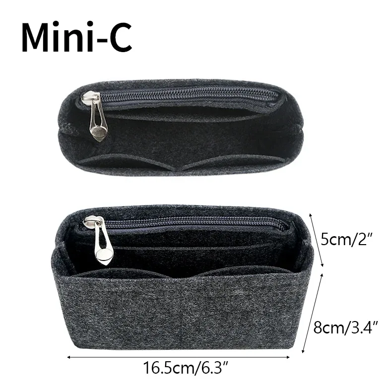 organisateur de sac pour longchamp small tote bag timid, sac de rangement et de finition, doublure intérieure pour sacs à main, insert organisateur adapté aux sacs de taille mini