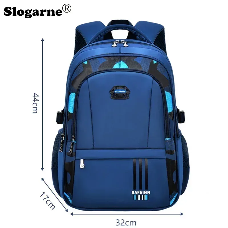 cartable pour élèves du primaire et du collège, sac à dos léger de grande capacité pour garçons, soulagement de la charge, protection de la colonne vertébrale