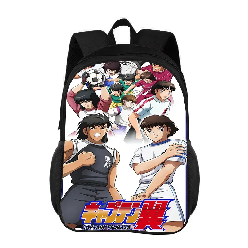 sac à dos captain tsubasa, durable, à la mode, avec fermeture éclair, grande capacité, meilleur cadeau d'anniversaire pour garçon et fille