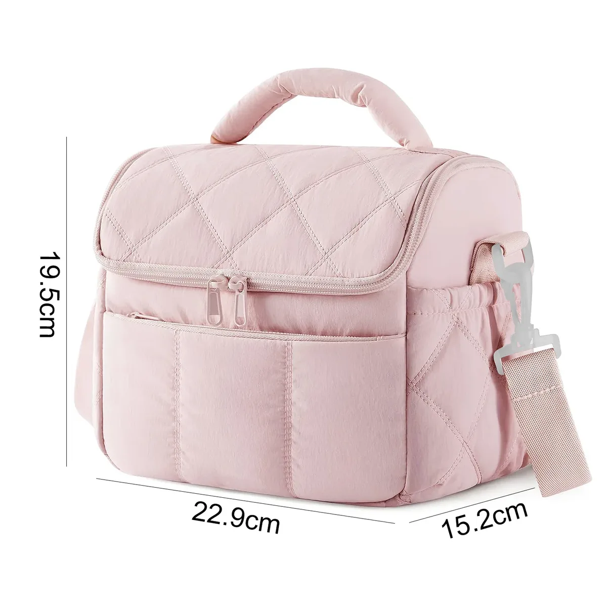 nouvelle sacoche isotherme portable en nylon, réutilisable, multifonctionnelle, anti-fuite, pour femme, sacs à usage spécial