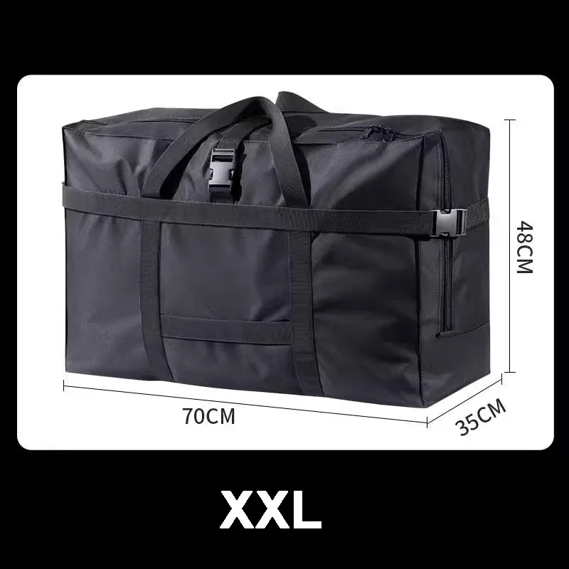sac de rangement surdimensionné en toile robuste, idéal pour les déménagements, les voyages, le camping, les étudiants, et le rangement d'objets volumineux