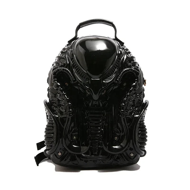 sacs acryliques de créateurs punk super cool sac à dos nouveau élégant créatif 3d alien monster sacs à dos pour unisexe, style plus jeune chaud