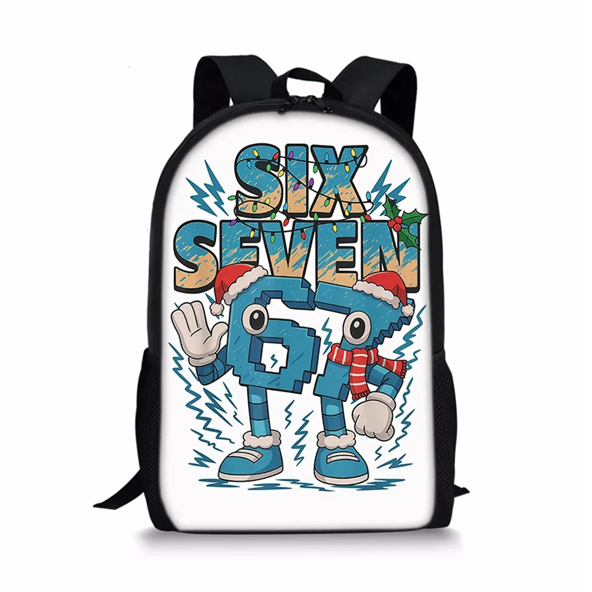 sacs à dos classiques populaires et amusants 67 six sept pour écoliers, sacs d'école imprimés en 3d, sacs à dos oxford imperméables pour garçons/filles, sacs à dos pour ordinateur portable