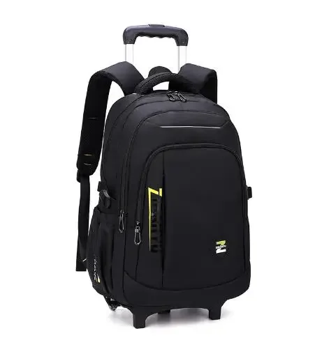 sac à dos de chariot d'école pour garçons sac à bagages de chariot sac à dos d'école à roulettes pour adolescents garçons sac à dos d'école à roulettes sur roues