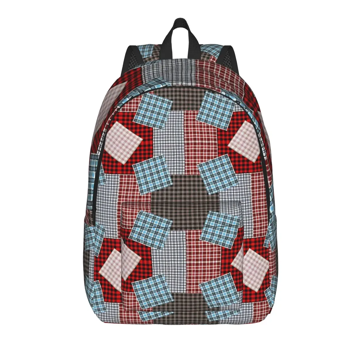 macalpine sac à dos tendance écossais en tartan, durable, pour le lycée, le travail, pour hommes et femmes, sac à bandoulière pour ordinateur portable