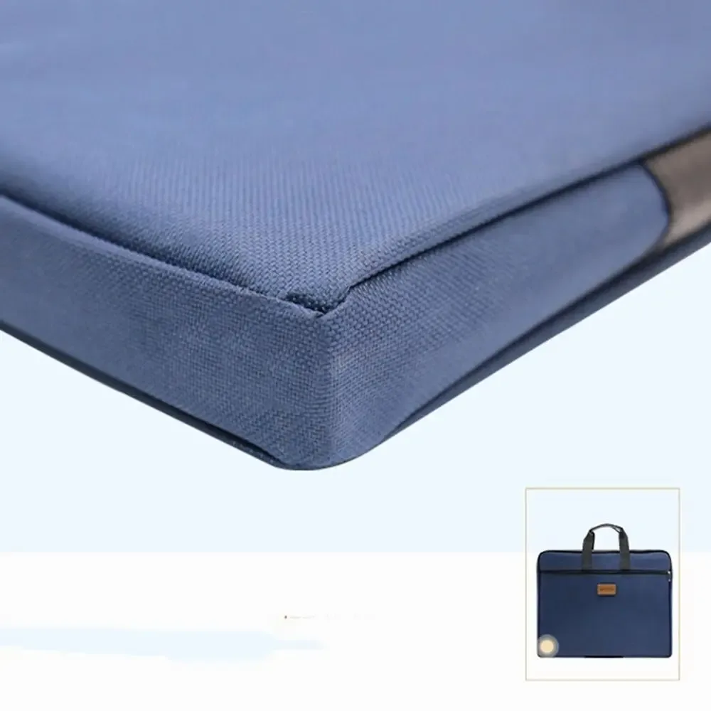 sac de rangement portable a4 en tissu oxford simple, organiseur de documents multicouche, porte-documents a4 à fermeture éclair, mallette professionnelle pour documents, sac pour fille