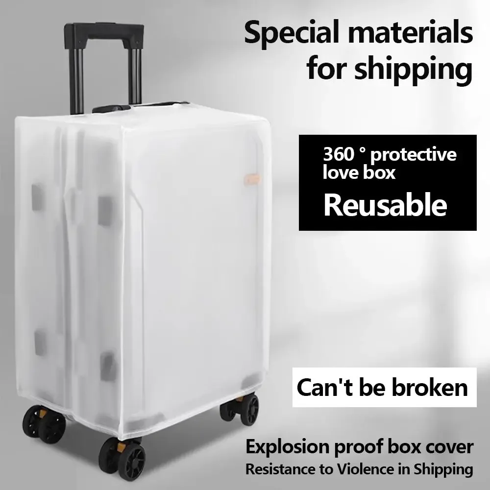nouvelle housse de protection givrée pour bagages, anti-poussière, durable, imperméable, accessoires de voyage