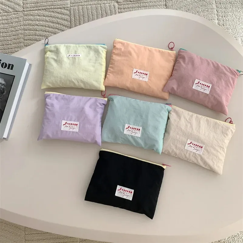 coréen kawaii voyage cosmétique rouge à lèvres porte-monnaie sac de rangement mignon maquillage sacs à main femmes portefeuille porte-crayon organisateur pochette sacs